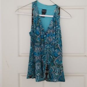 I.N.C. multi color sleeveless top